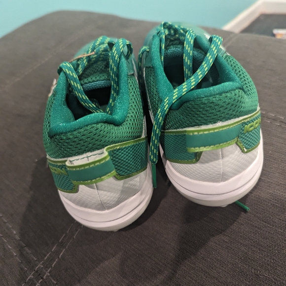 Adidas Icon 7 Baseball Metal‎ Cleats Shoes Green & White S23859 Mens Sz 7 - Picture 3 of 5